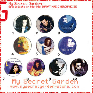 Dead Or Alive - Pete Burns Pinback Button Badge Set 1a or 1b ( or Hair Ties / 4.4 cm Badge / Magnet / Keychain Set )